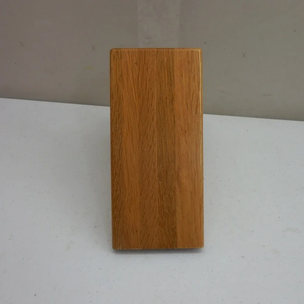 Cutco Oak Wood Knife Block 4 Slot Countertop Storage Made in USA